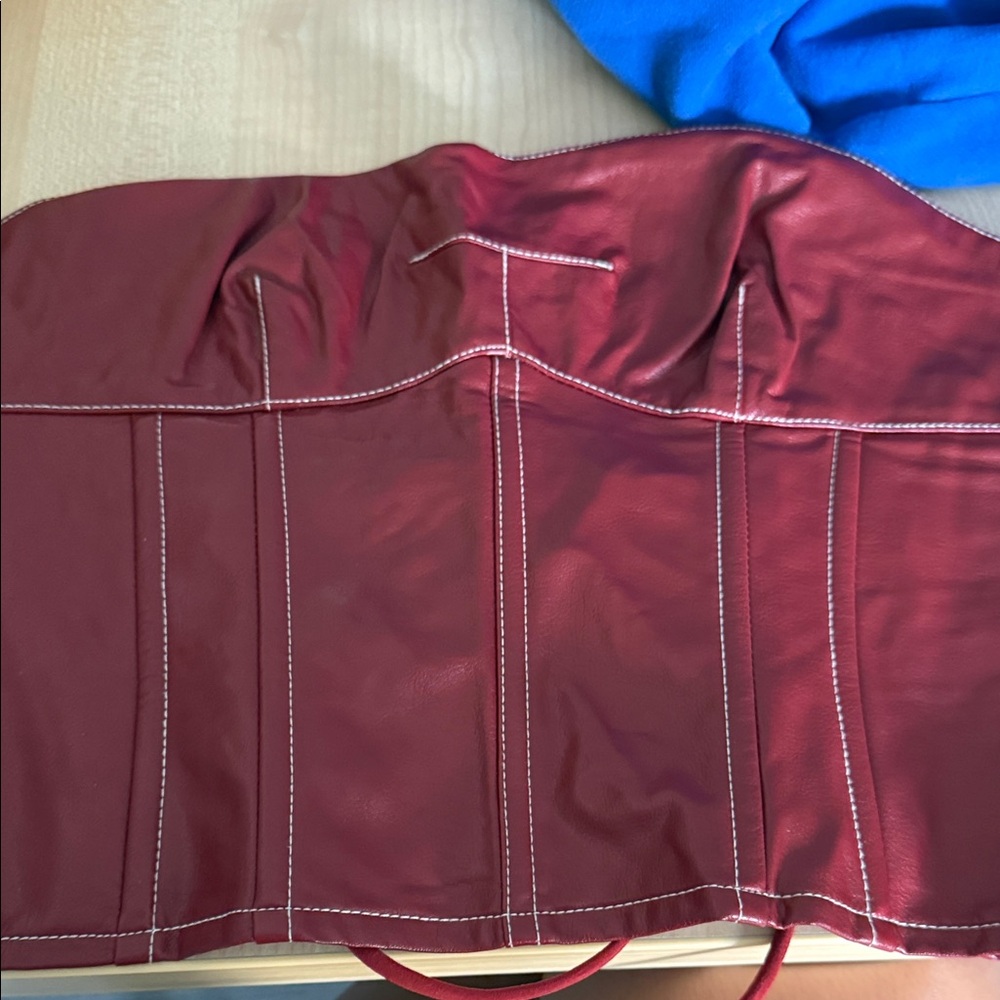 Edikted Red Corset Top